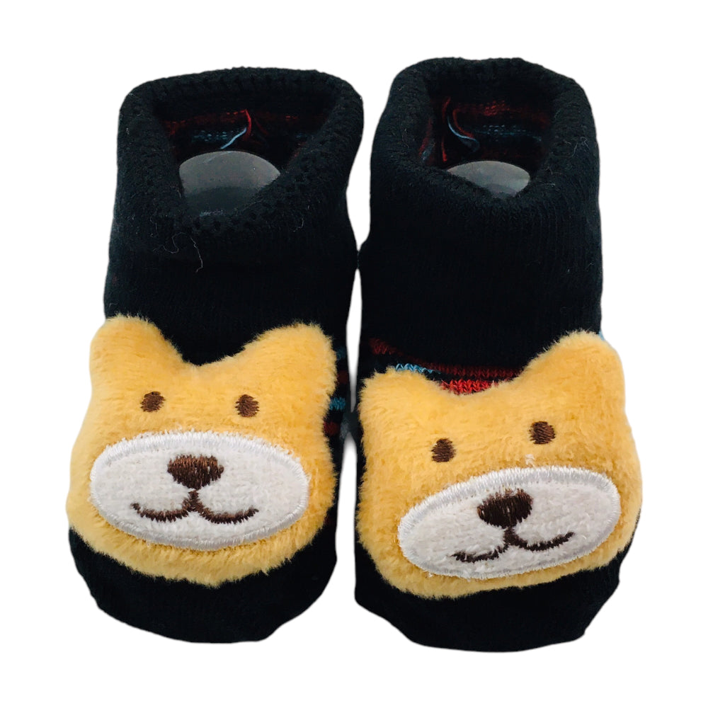 Meia Bichinhos Plin Baby Urso Antiderrapante