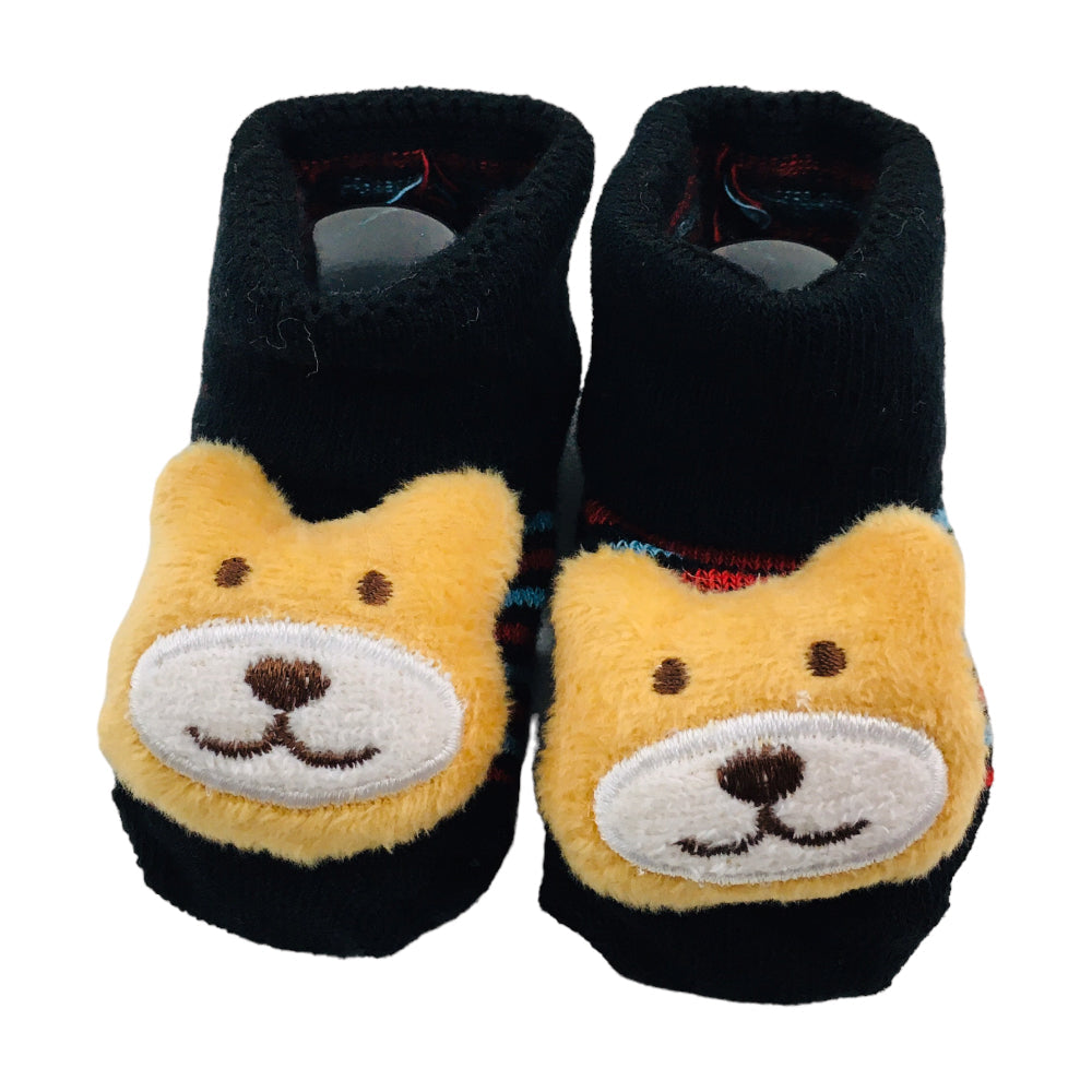 Meia Bichinhos Plin Baby Urso Antiderrapante
