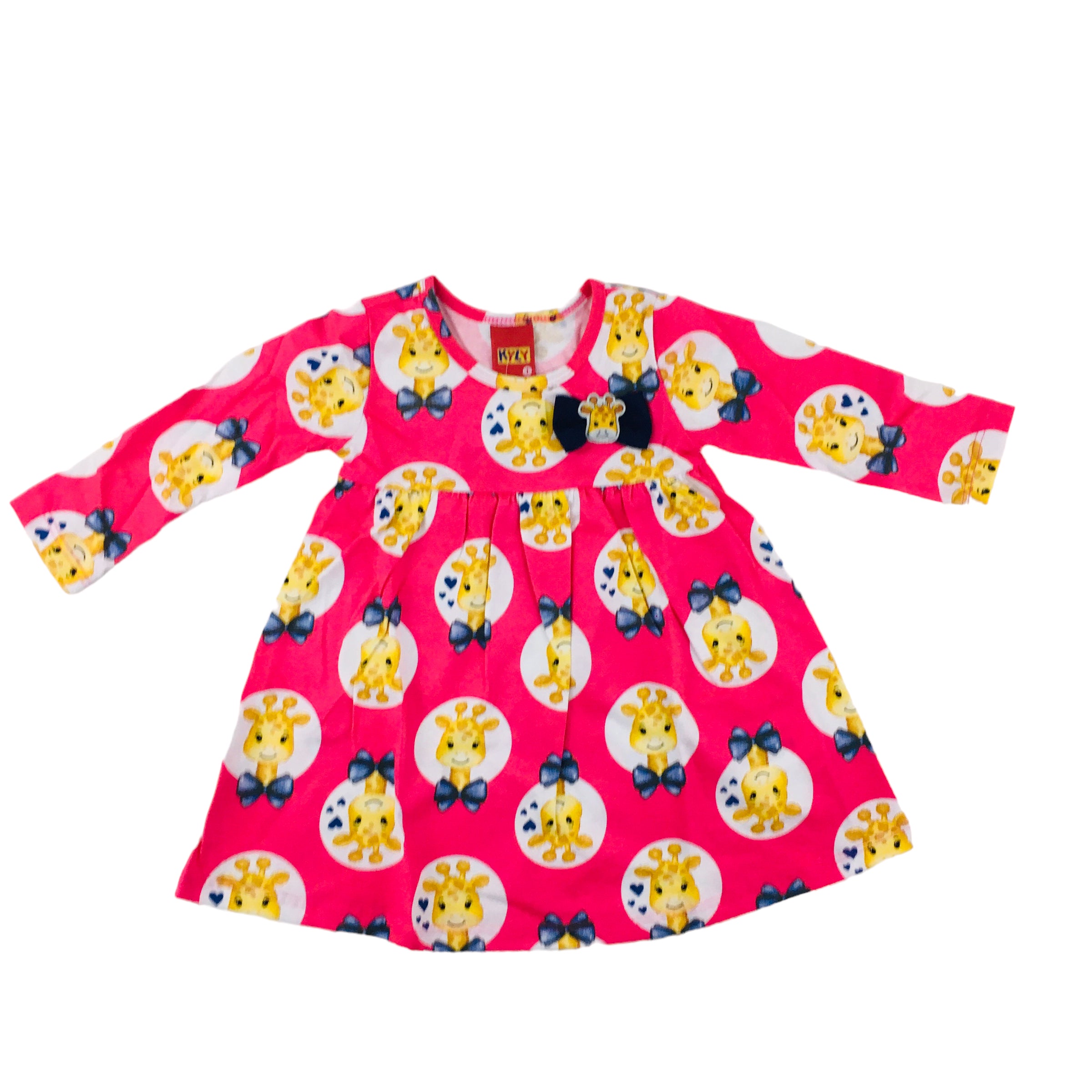Vestido Manga Langa Kyly Girafas
