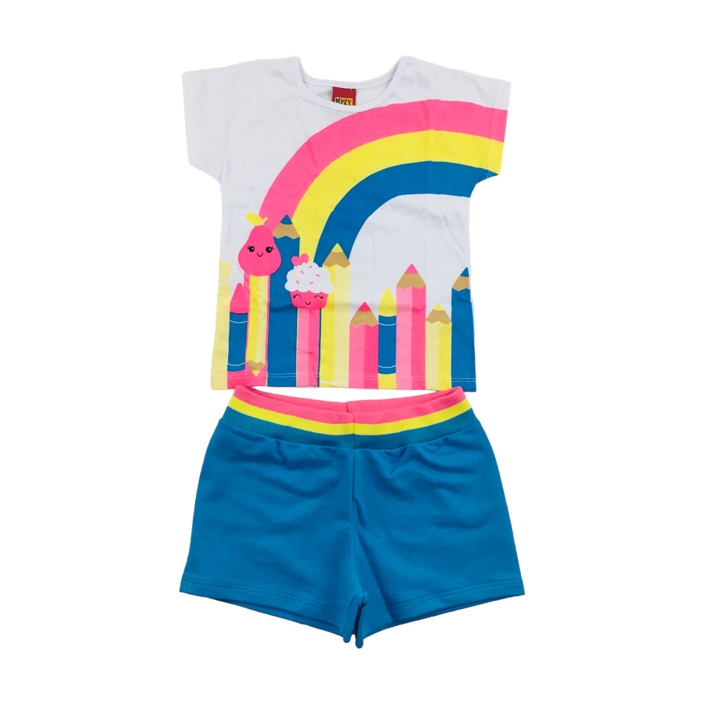 Conjunto Feminino Arco-Iris Kyly