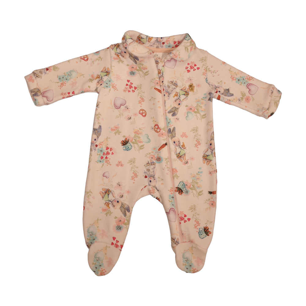 Macacão Feminino Presente de Anjo Manga Longa New Soft Jardim