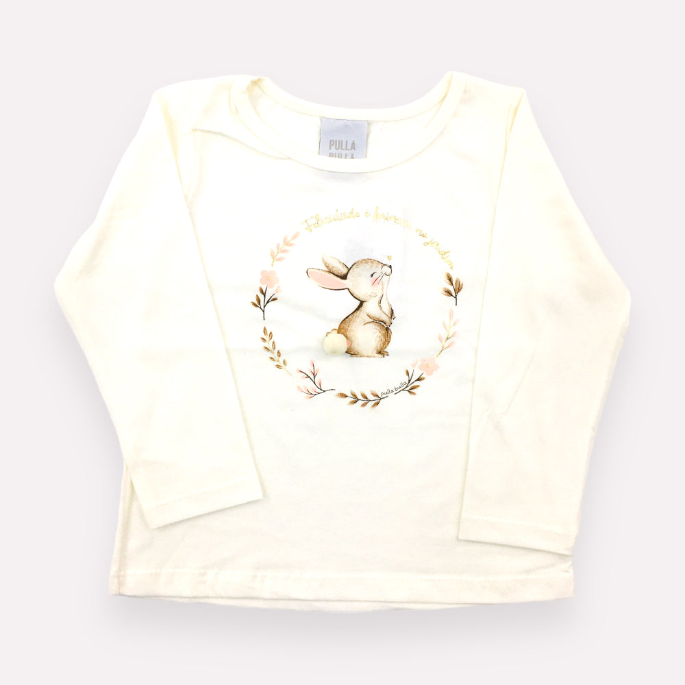 Blusa Manga Longa Pulla Bulla Brincar No Jardim