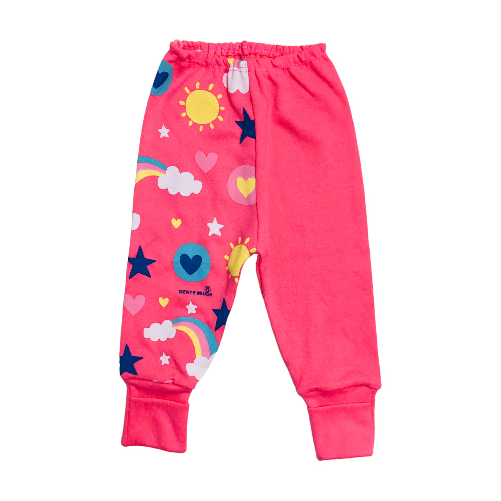 Mijão Feminino Gente Miuda Suedine Com Pé Reversivel Estampado