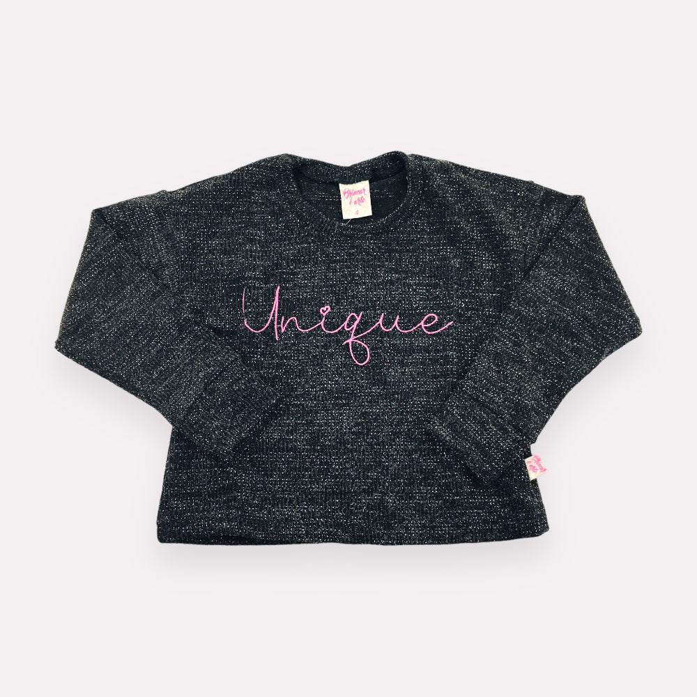 Blusa Feminina Brincar E Arte Unique Tricot Lurex