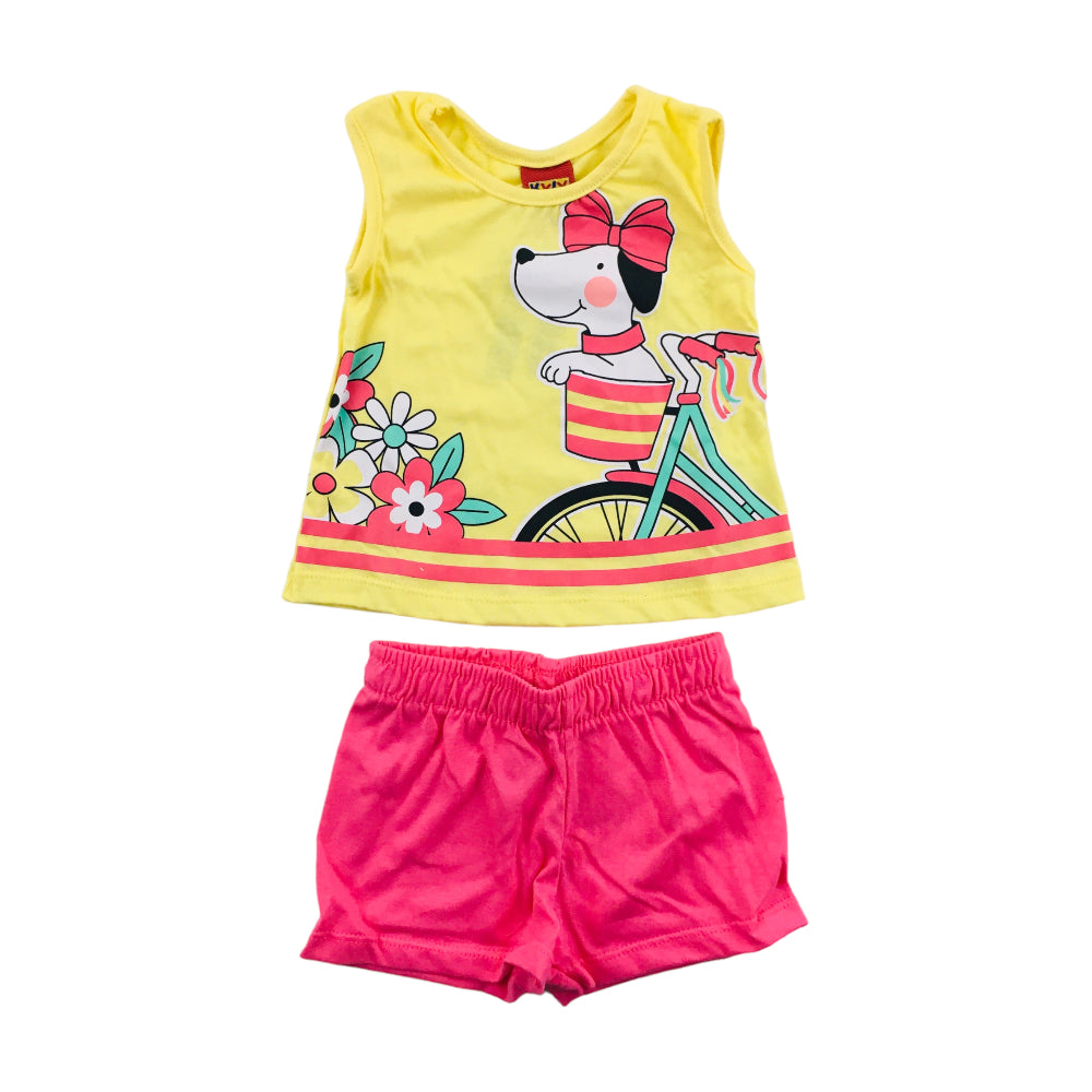 Conjunto Feminino Batinha Com Short Kyly