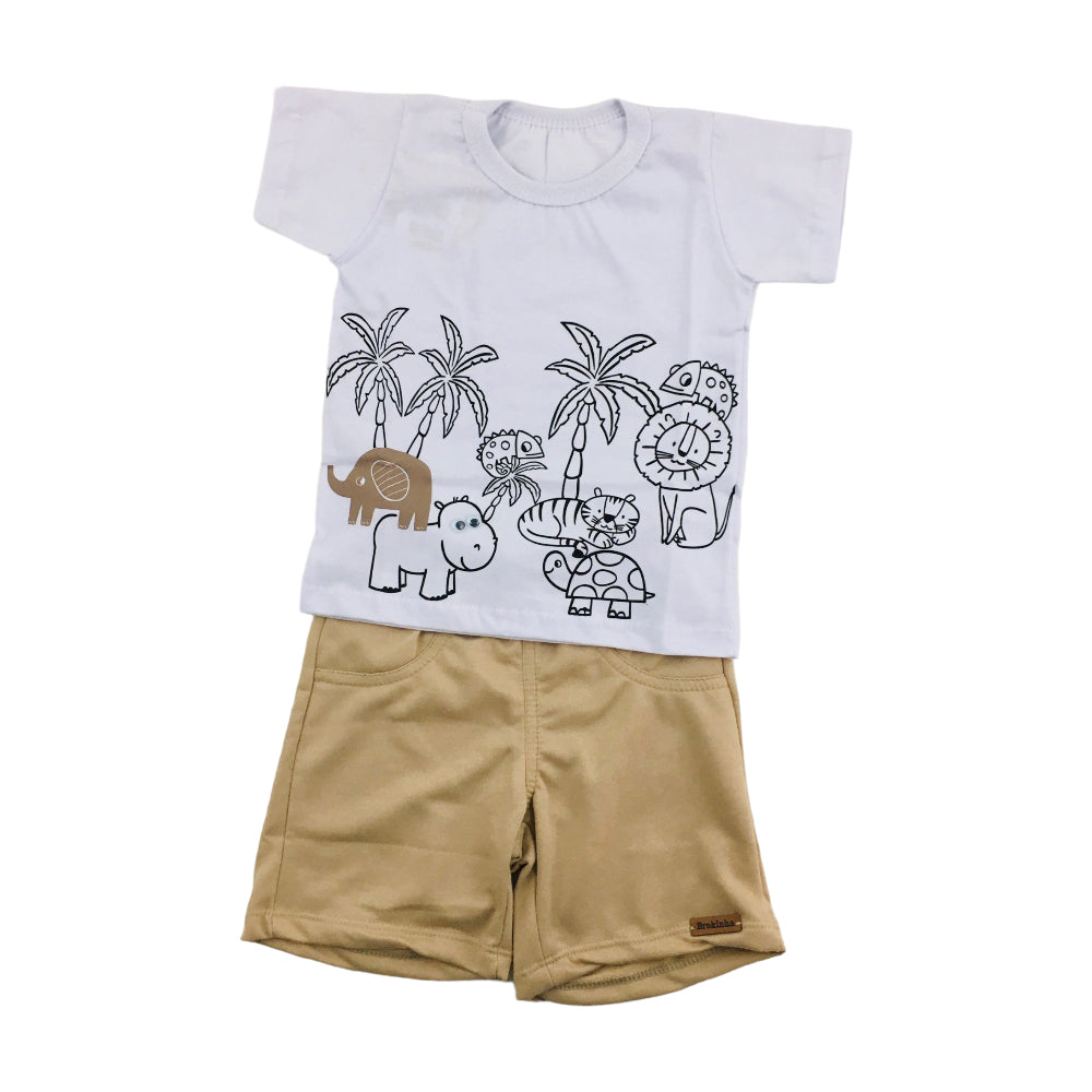 Conjunto Masculino Brokinha Safari