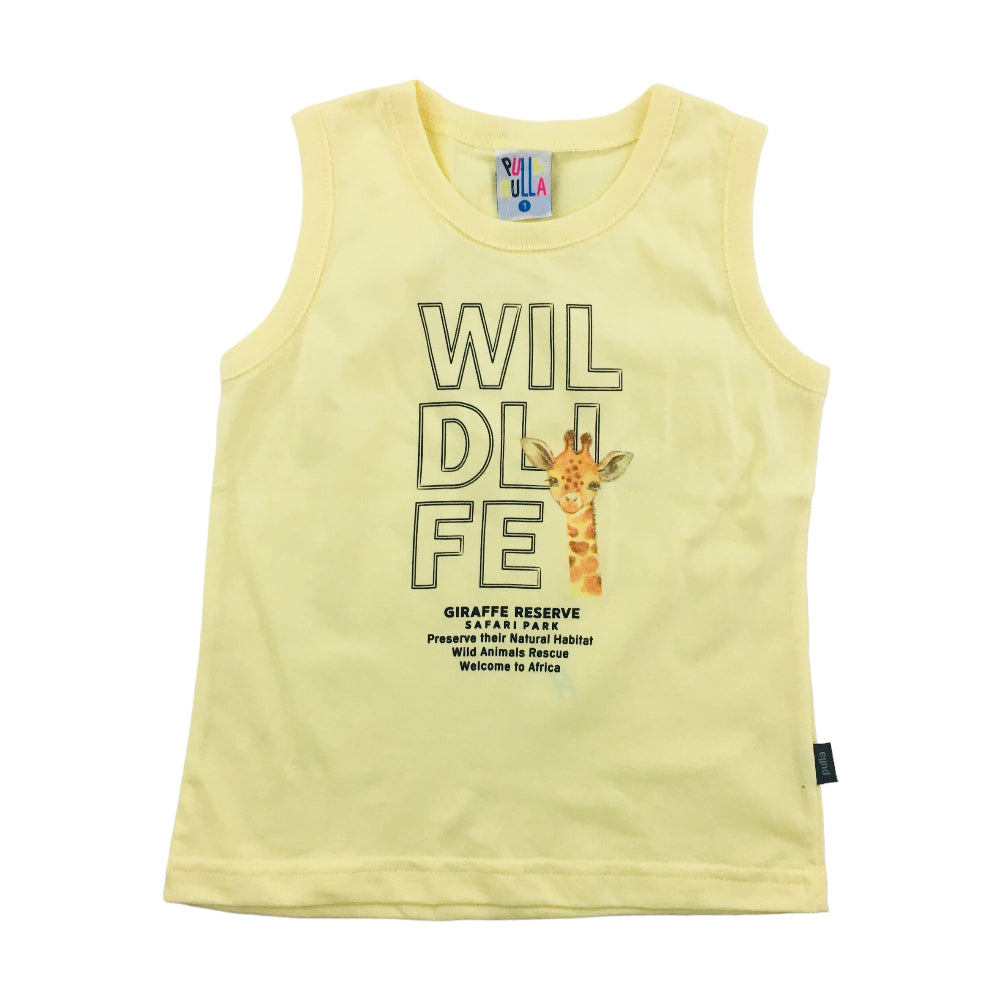 Regata Masculina Pulla Bulla Wild Life Giraffe