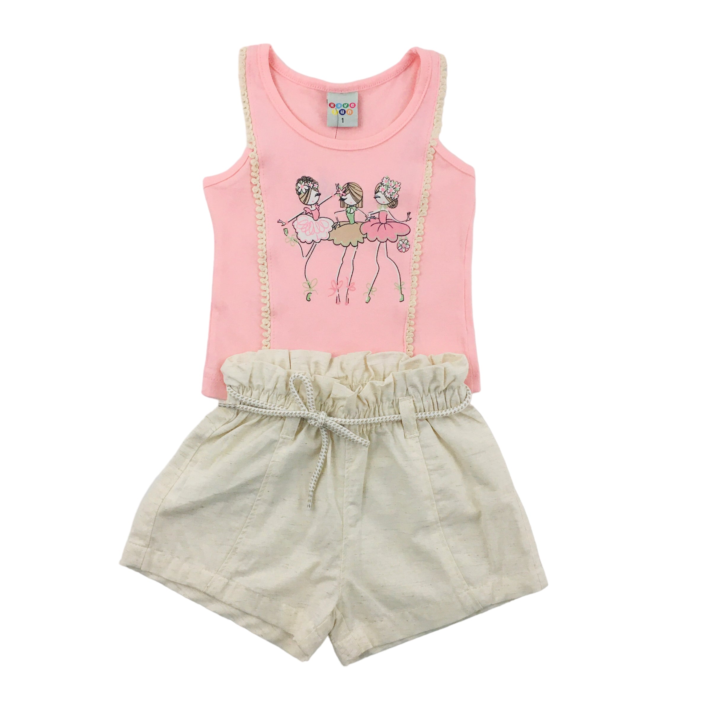 Conjunto Feminino Have Fun Bailarinas