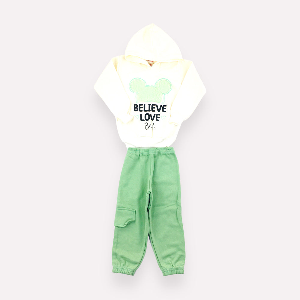Conjunto Feminino Moletom Belive Love Best