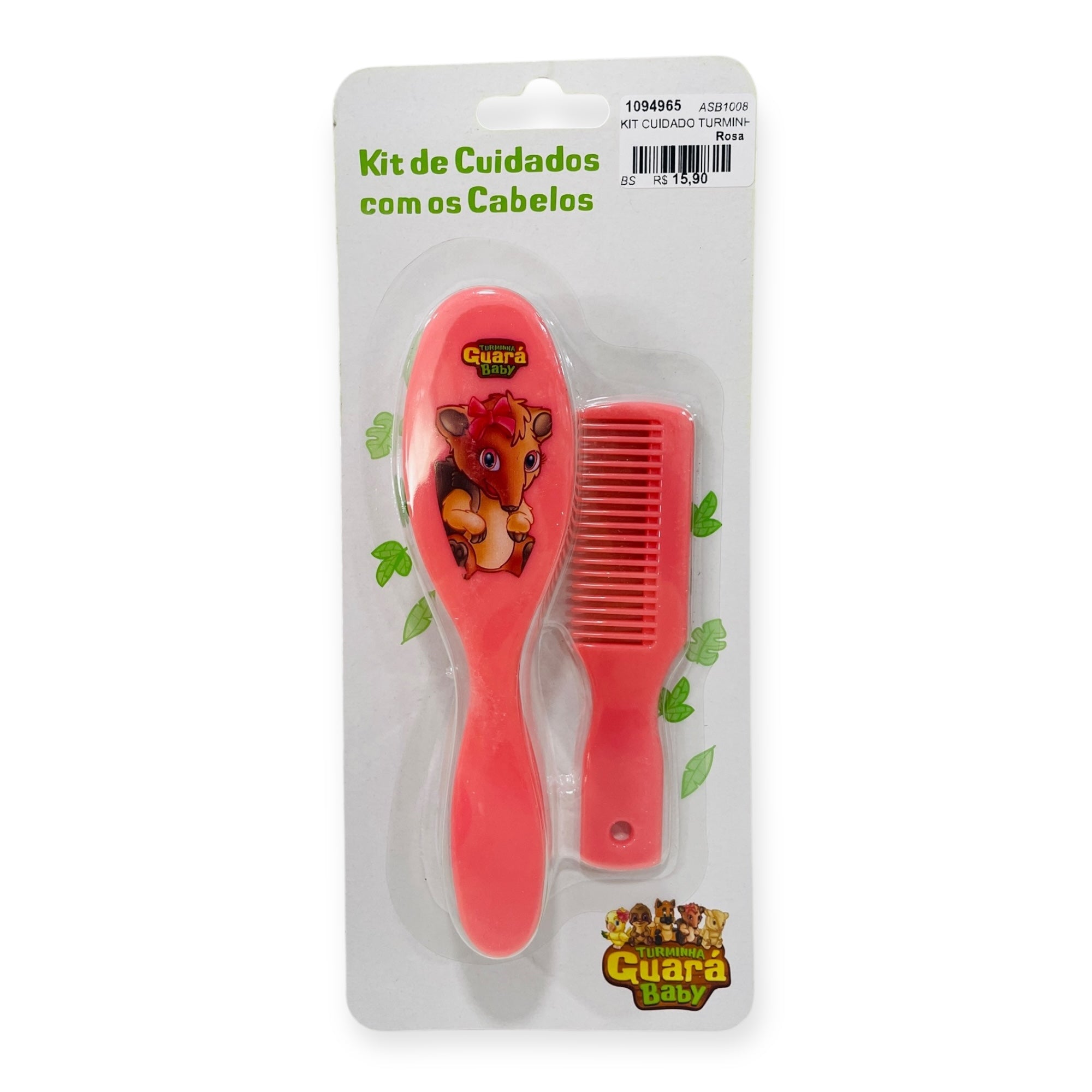 Kit Cuidado Turminha Guara Para Cabelo 2 Peças