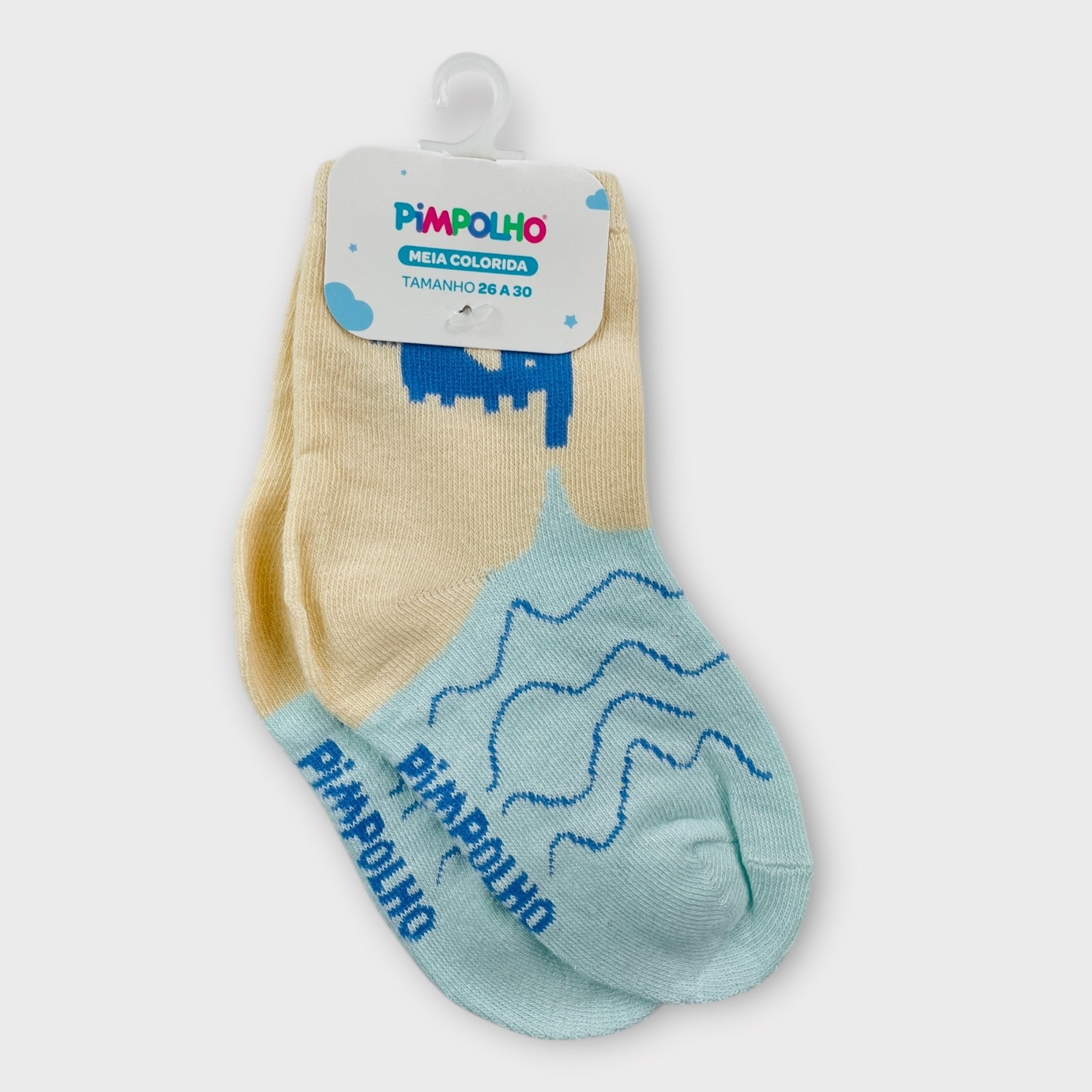 Meia Colorida Masculino Pimpolho Cano Alto