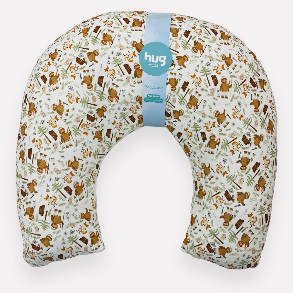 Almofada de amamentação Hug Camping Verde