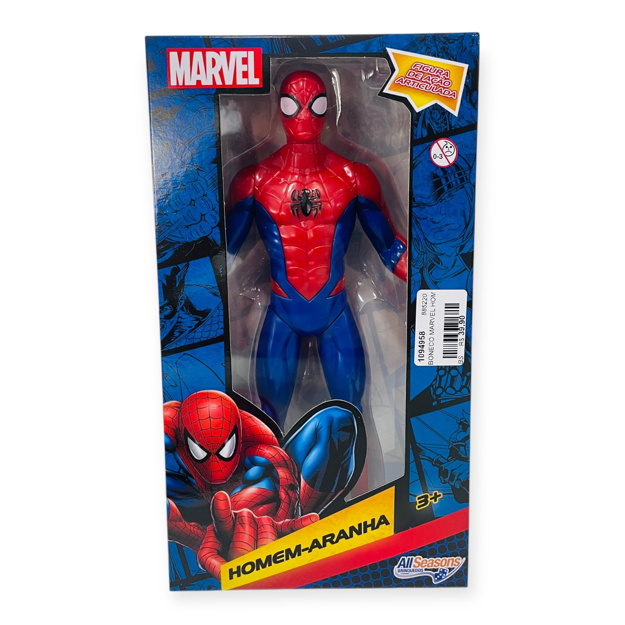 Boneco Marvel Homem Aranha All Seasons 22 Cm