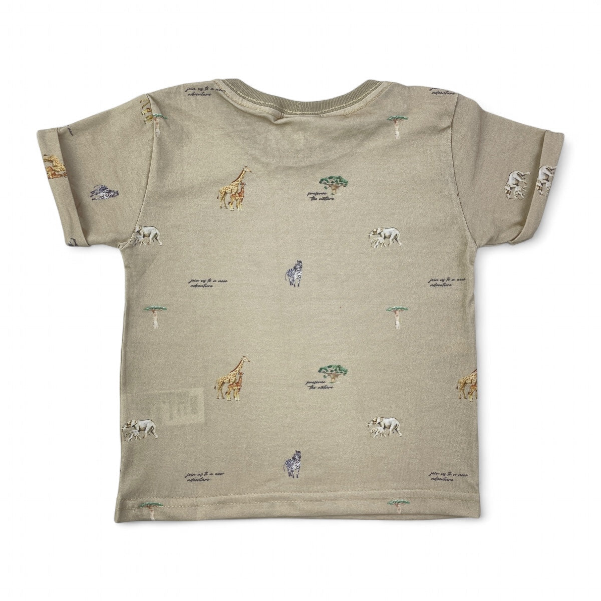 Camiseta Pulla Bulla Infantil Estampa Safari Algodão