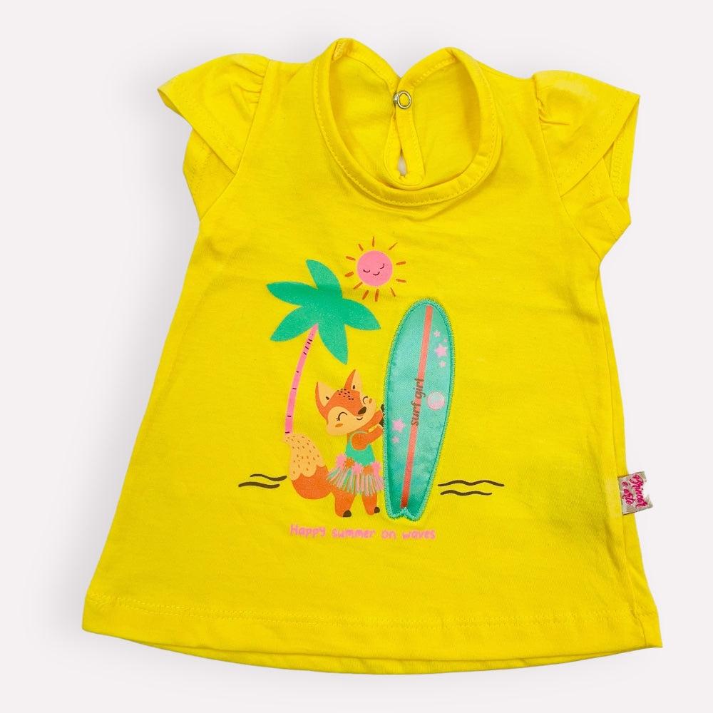 Blusa Brincar E Arte Surf Girl