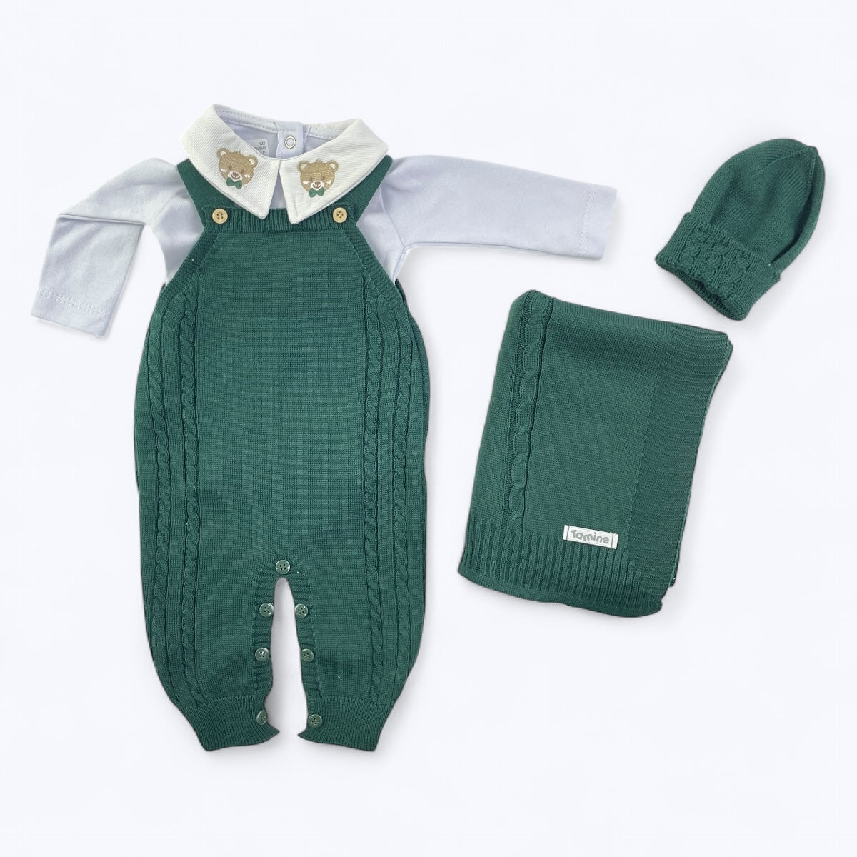 Saída Maternidade Tamine Baby João Paulo 4 Peças