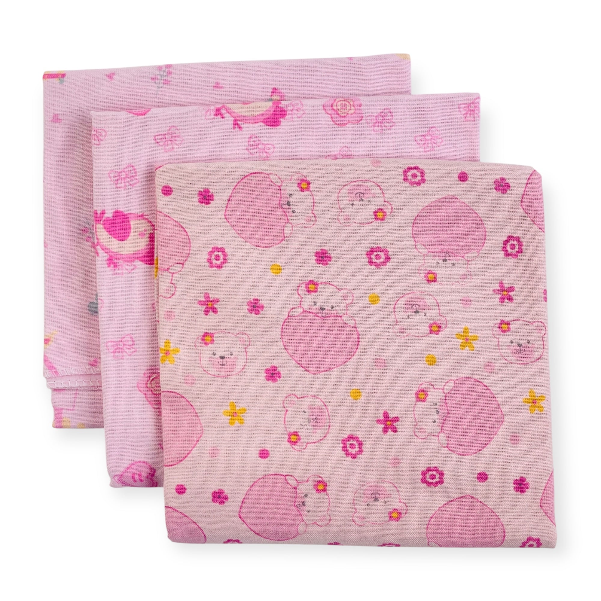 Cueiro Flanelado Caricia Baby Estampado Com 3 Peças