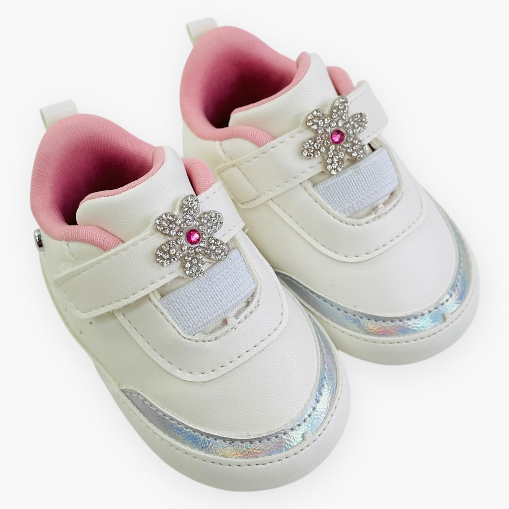 Tênis Pampili Mini Nina Flor De Strass