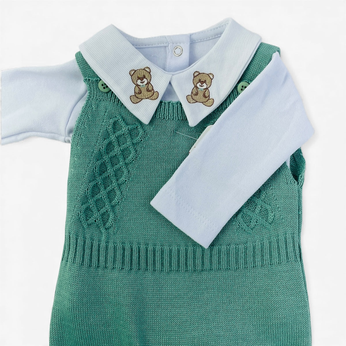 Jardineira Tamine Baby Joao Paulo 2 Peças