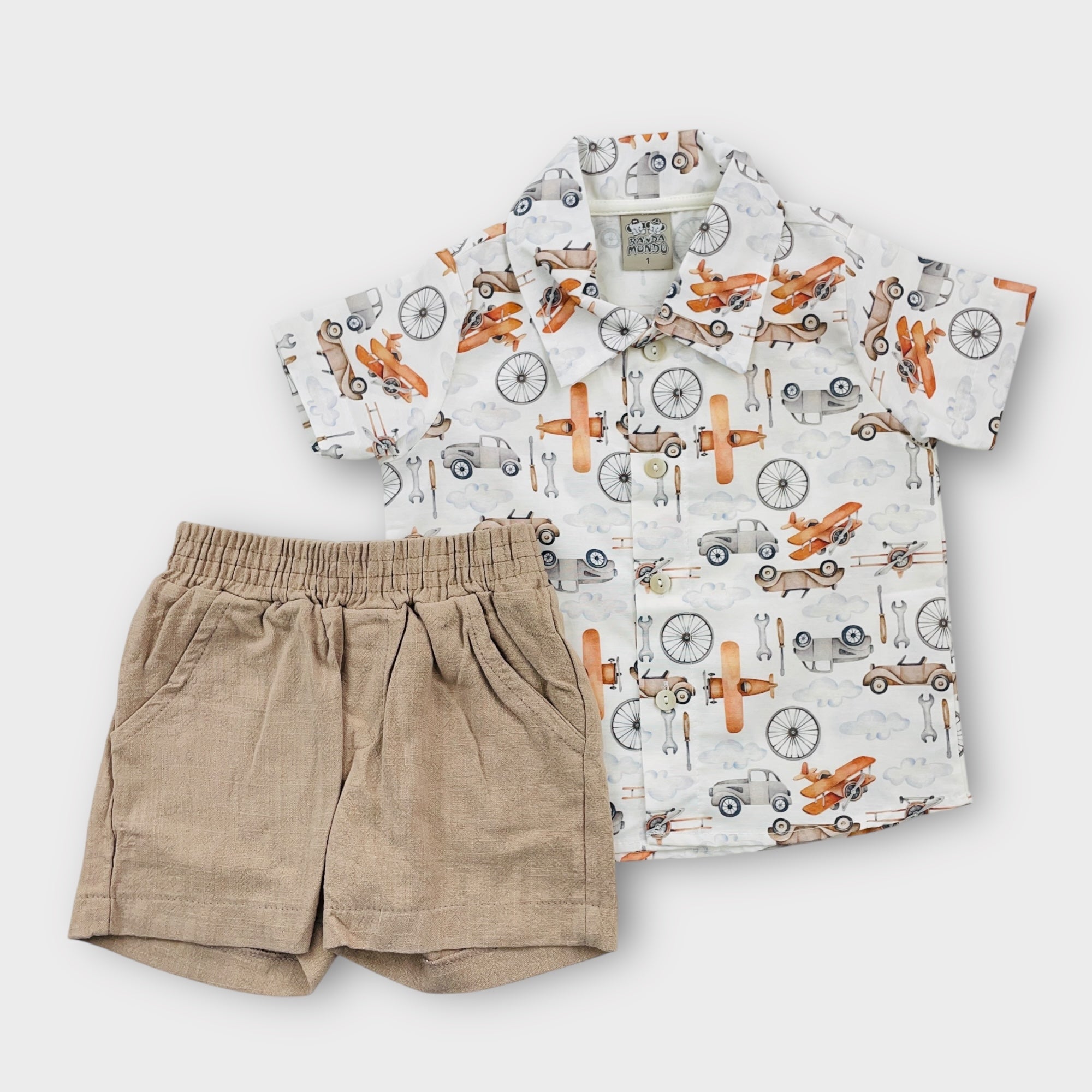 Conjunto Randa Mundu Estampado