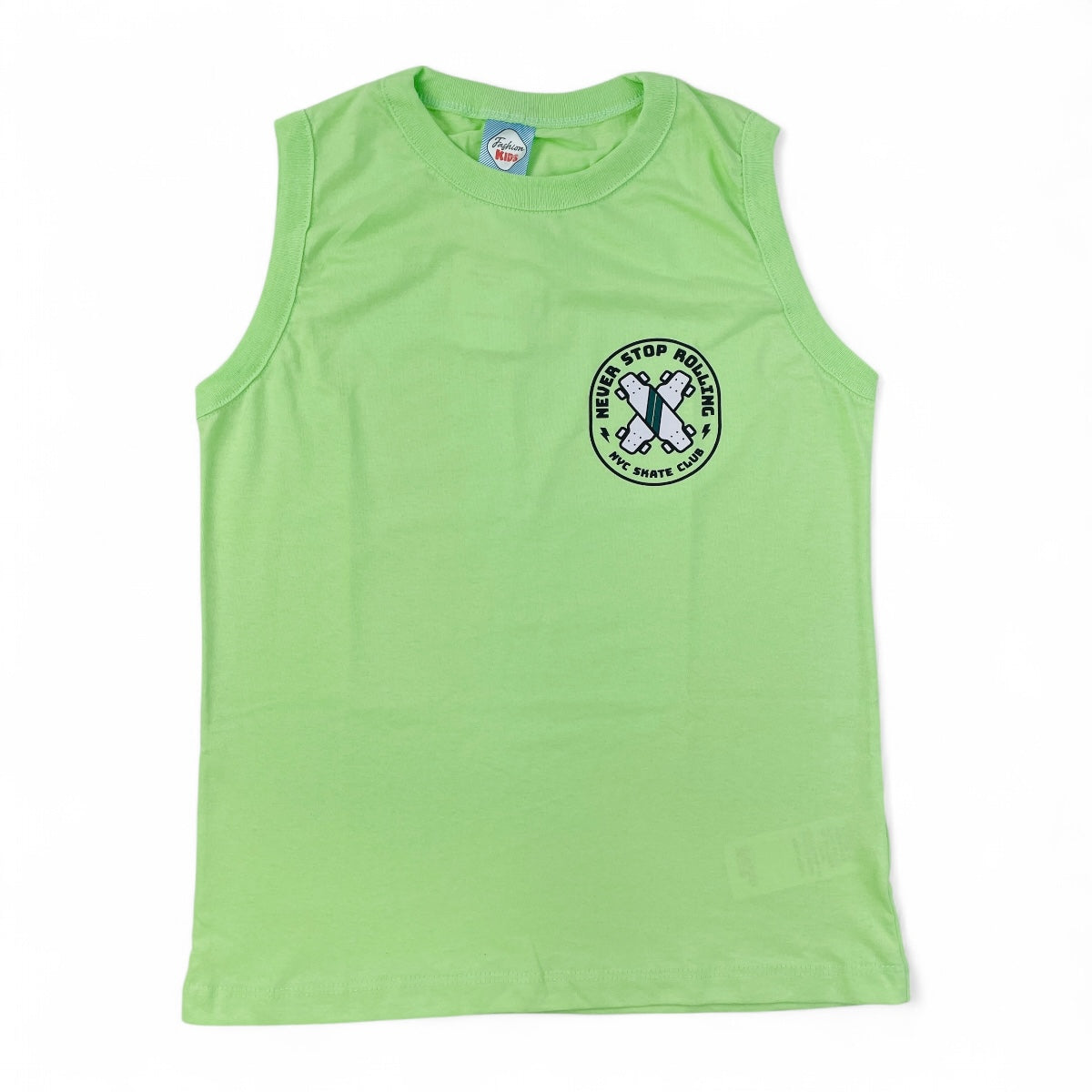 Regata Fashion Kids Juvenil Masculina Em Malha