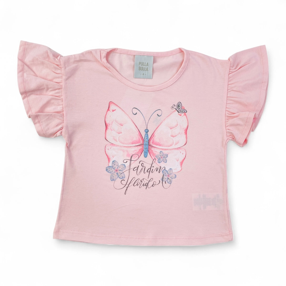 Conjunto Pulla Bulla Infantil Menina Jardim Florido