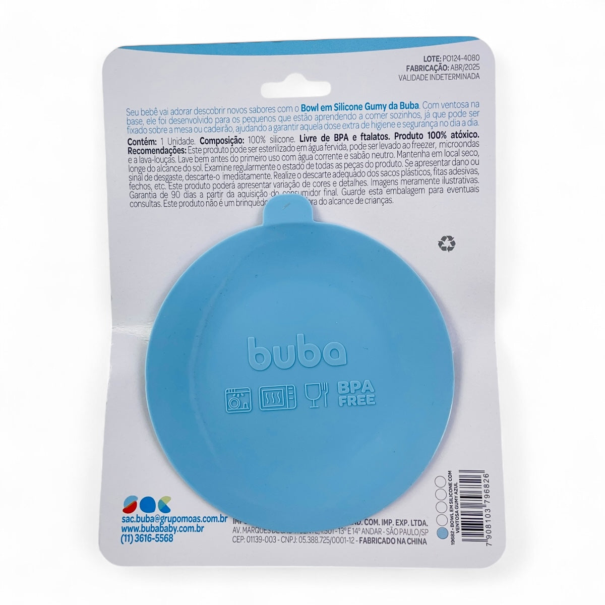 Bowl Gumy Buba Em Silicone Com Ventosa G