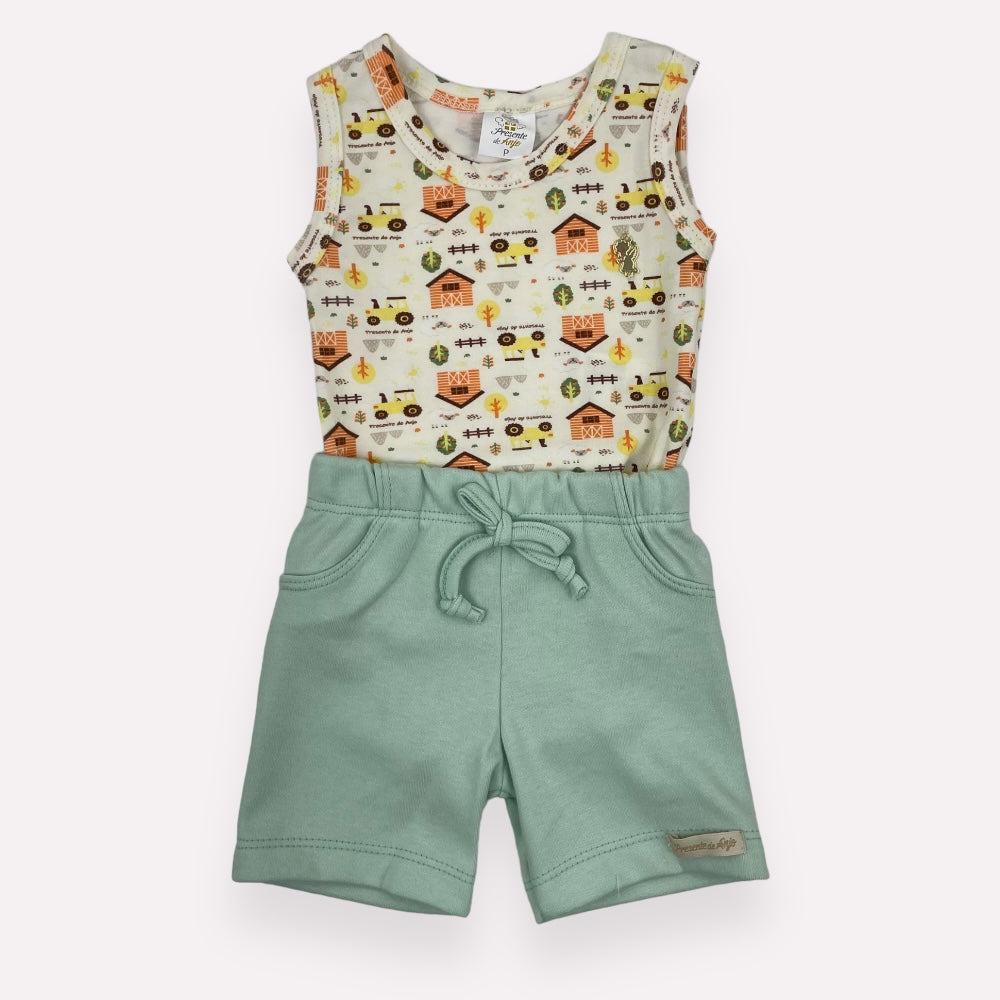 Conjunto Presente De Anjo Celeiro