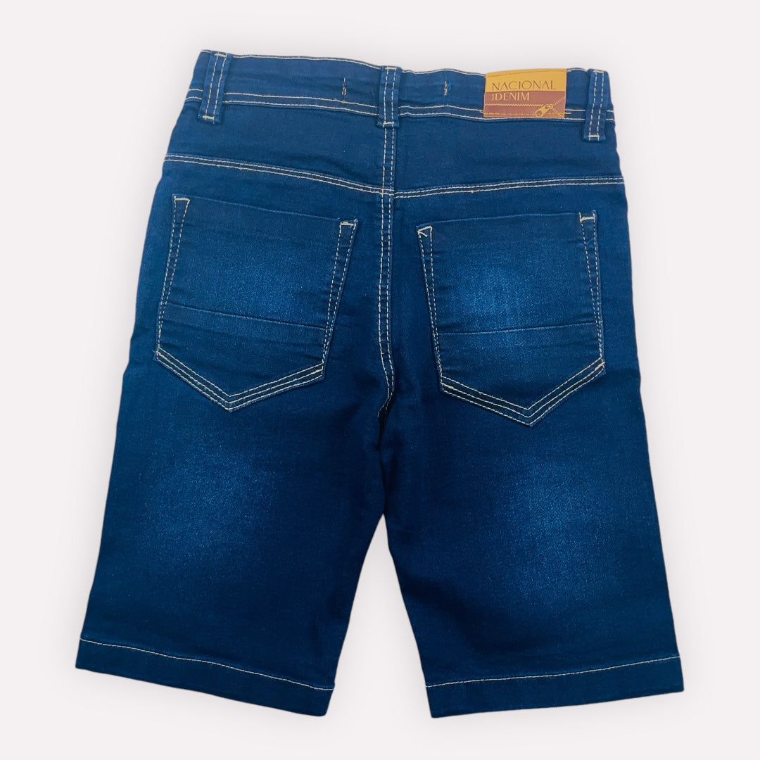 Bermuda Juvenil Nacional Jeans Básica