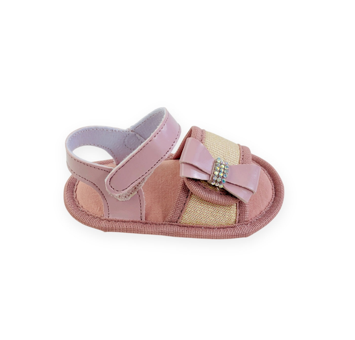 Sandália Bebê Keto Baby Laco Pérolas