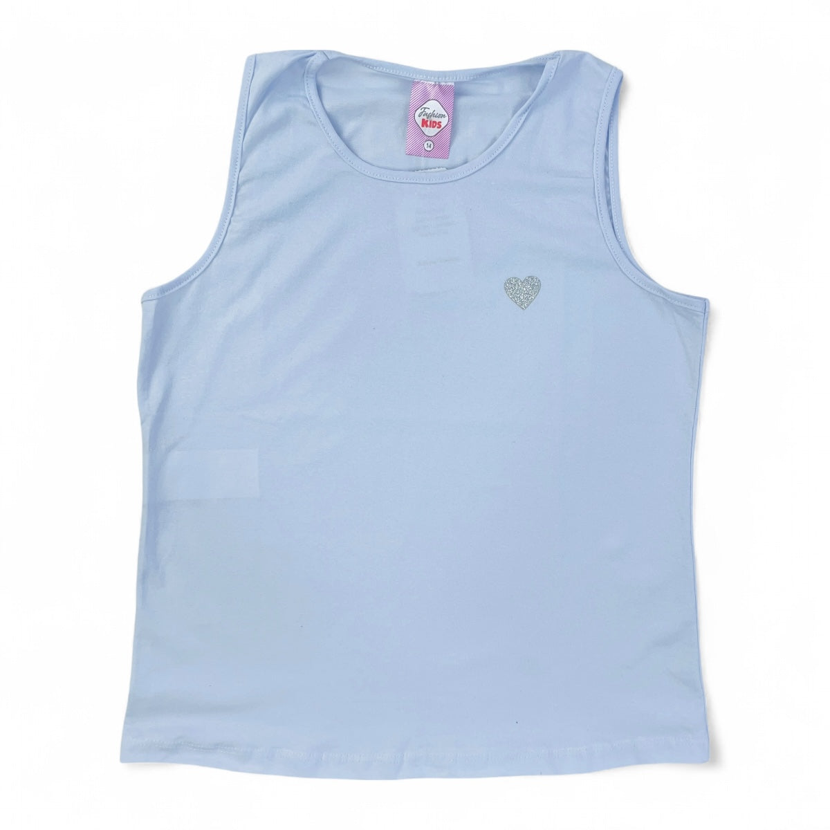Regata Fashion Kids Infantil Menina Coraçãozinho