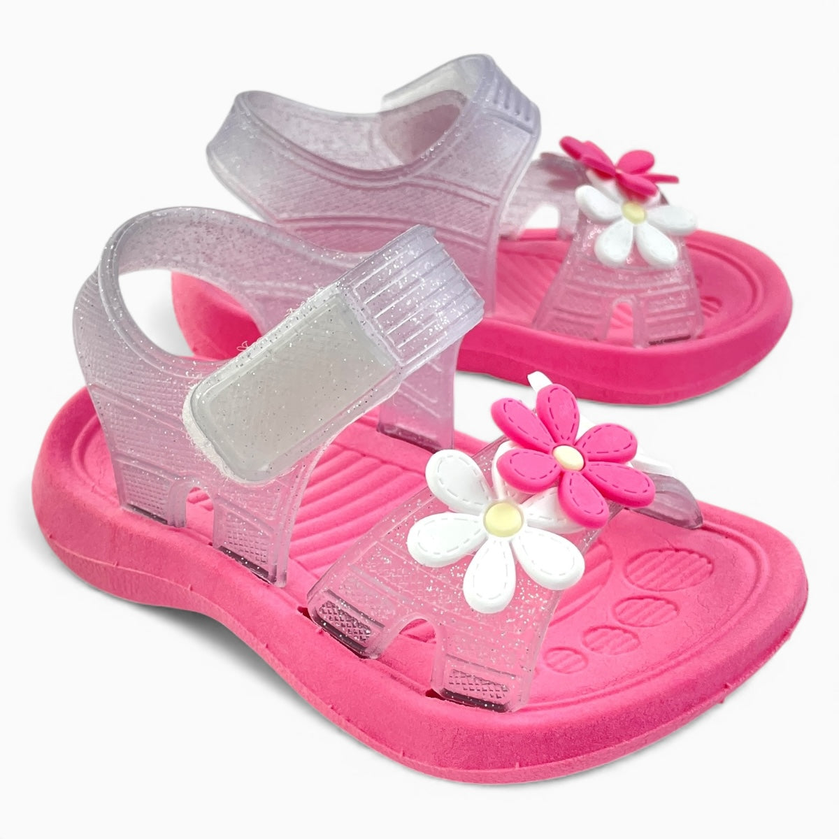 Sandália Infantil Keto Baby Flores Conforto Calce Fácil