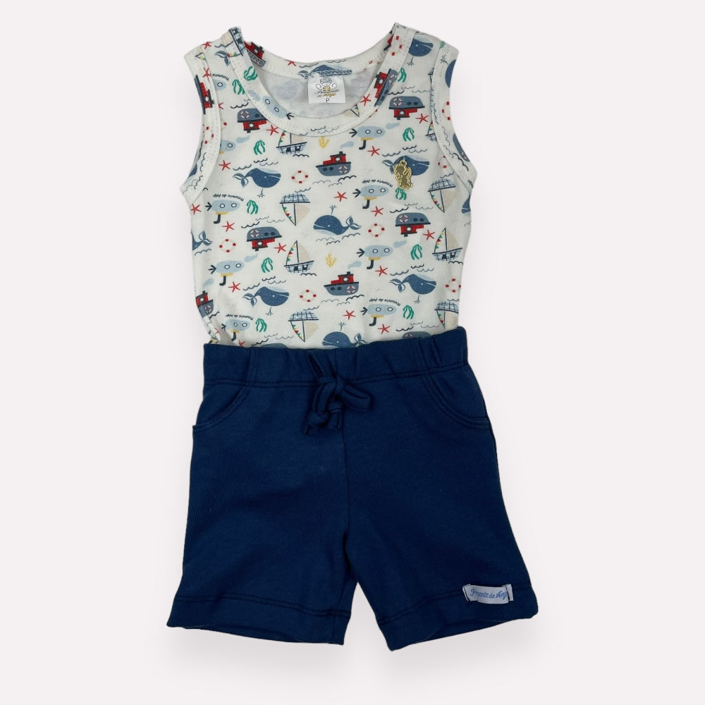 Conjunto Presente De Anjo Baleia
