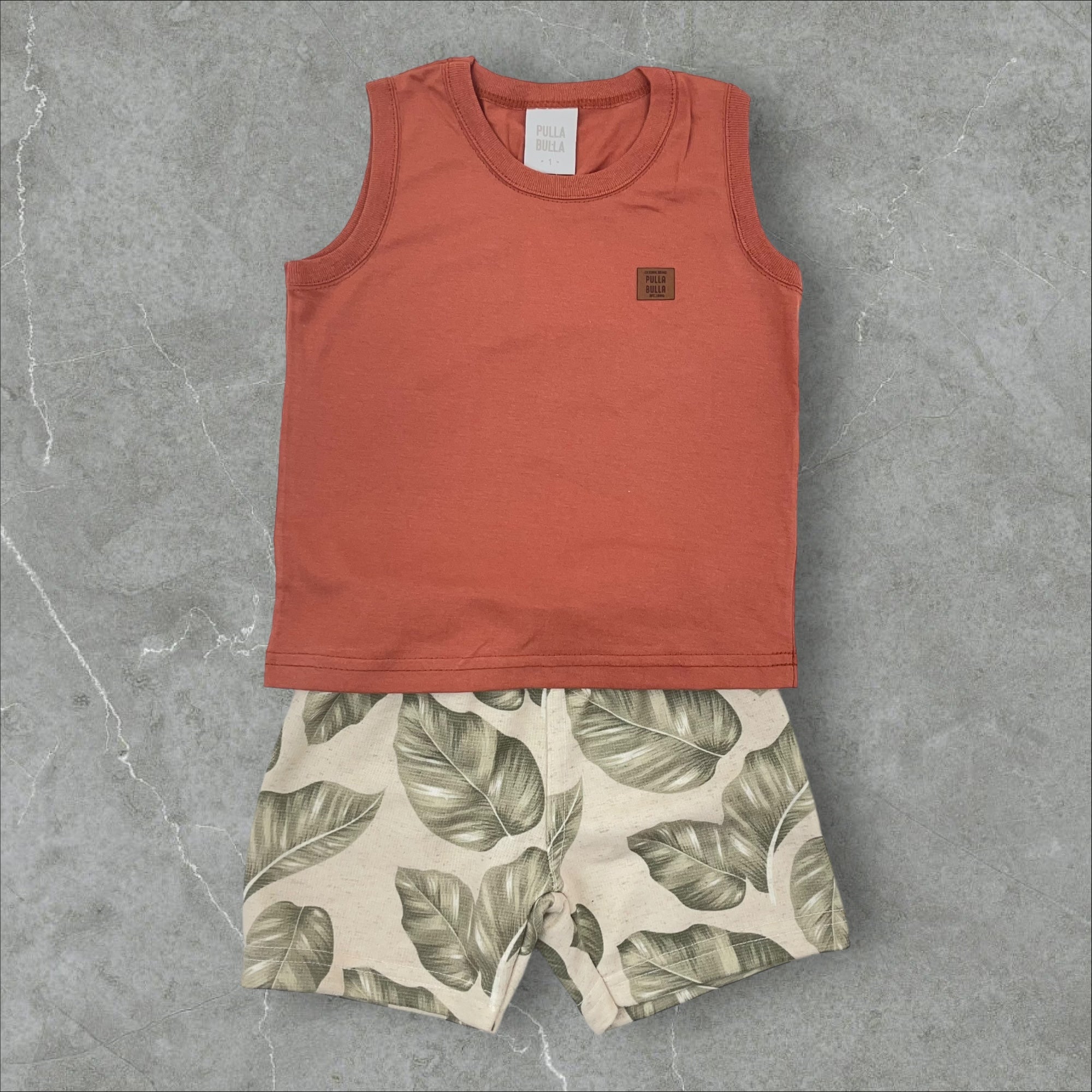 Conjunto Pulla Bulla Folhagem