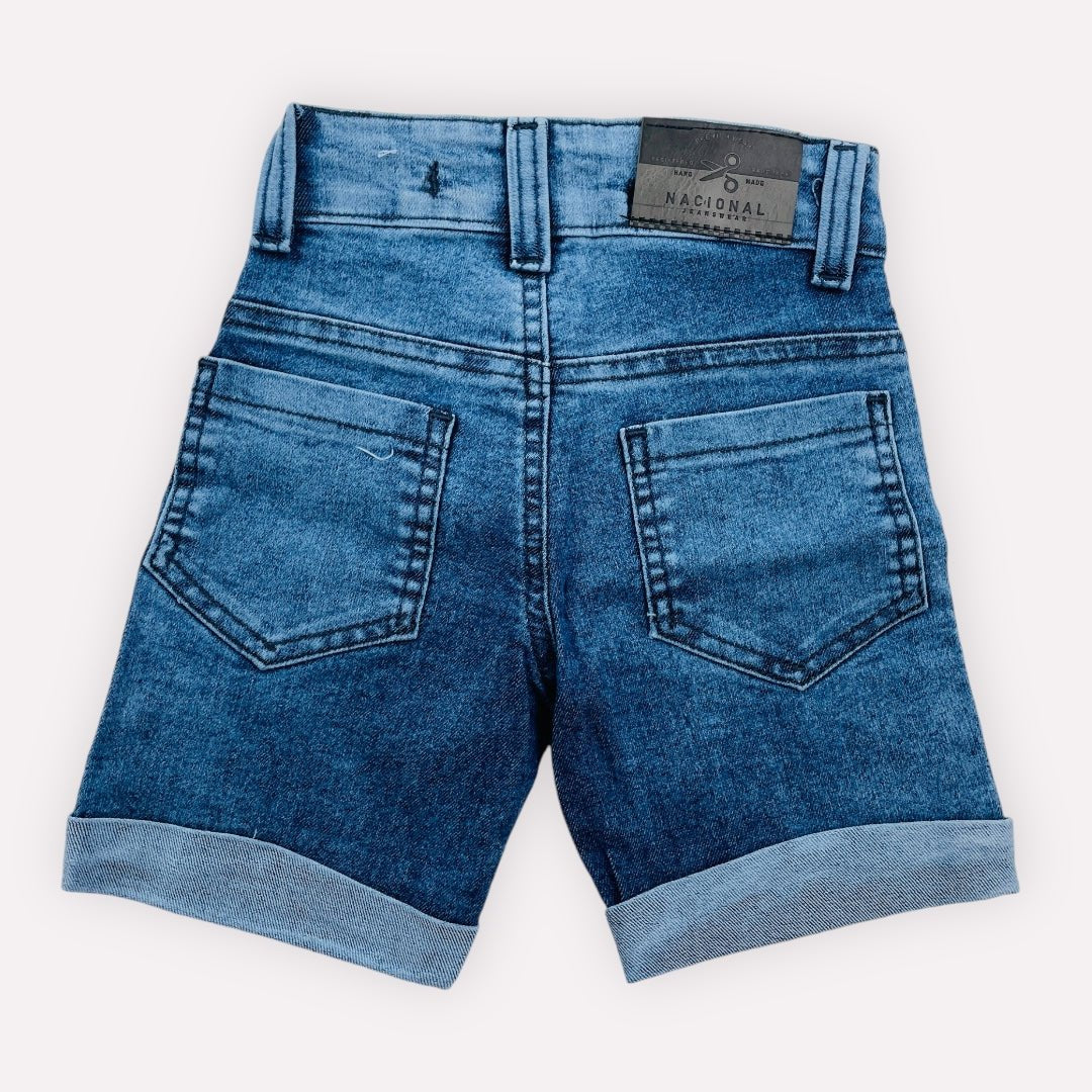 Bermuda Bebe Nacional Jeans Básica
