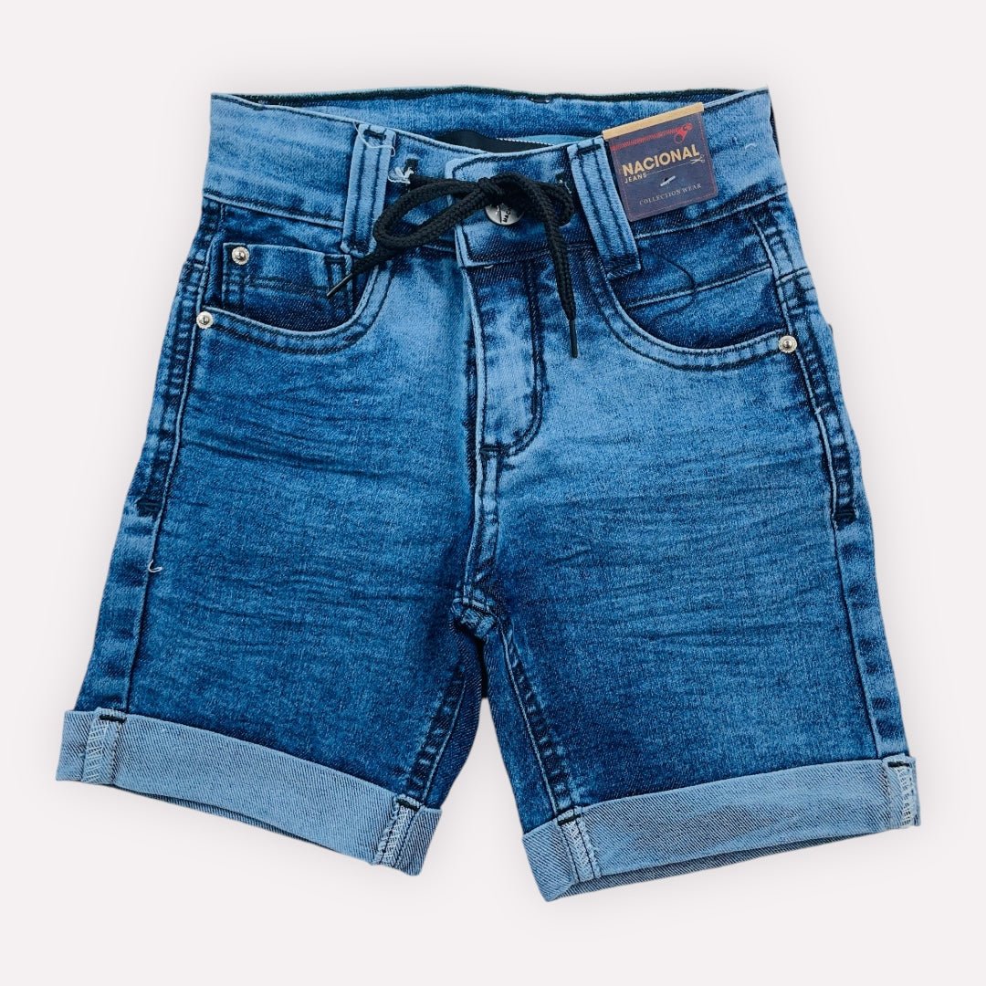 Bermuda Bebe Nacional Jeans Básica
