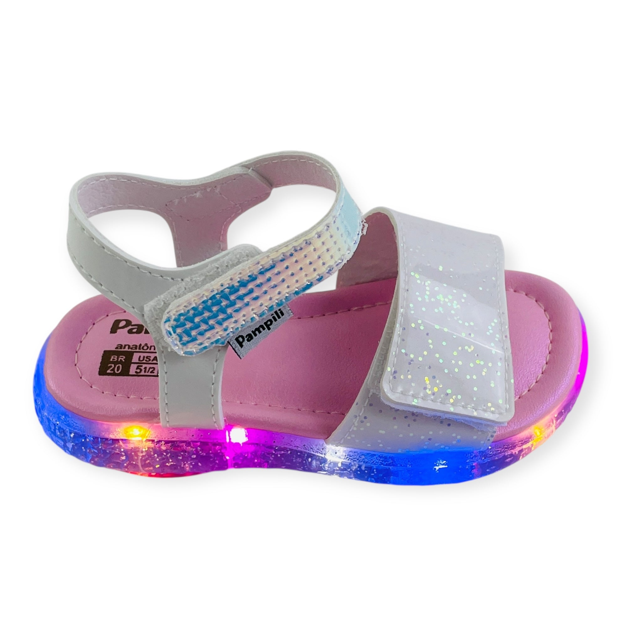 Sandália Pampili Mini Led Brilhos