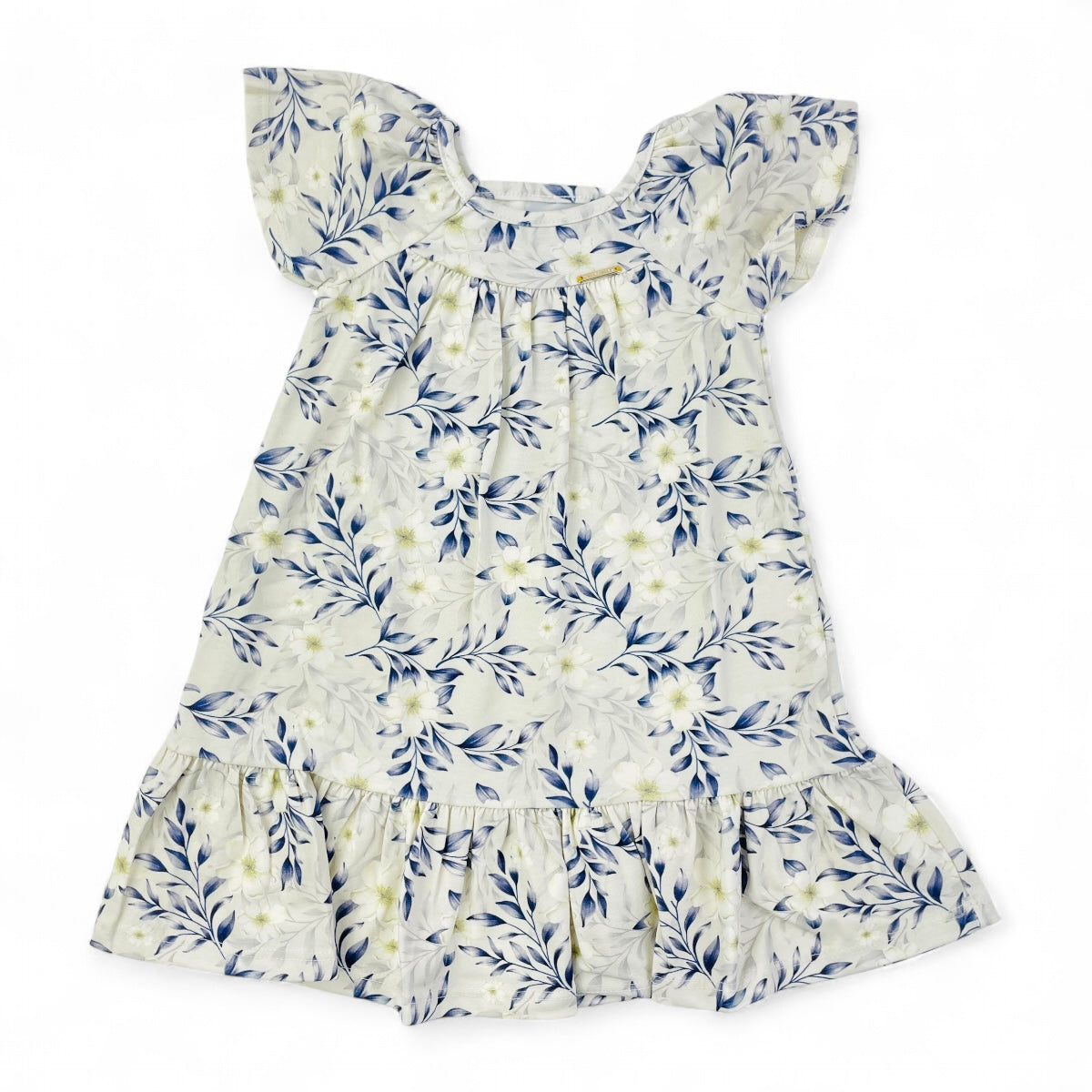 Vestido Pulla Bulla Infantil Floral Rodado para Verão