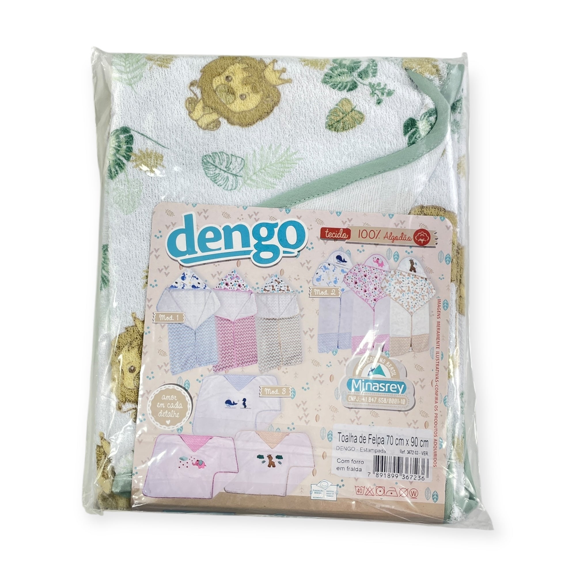 Toalha Felpa Dengo Estampada 70 X90 Cm