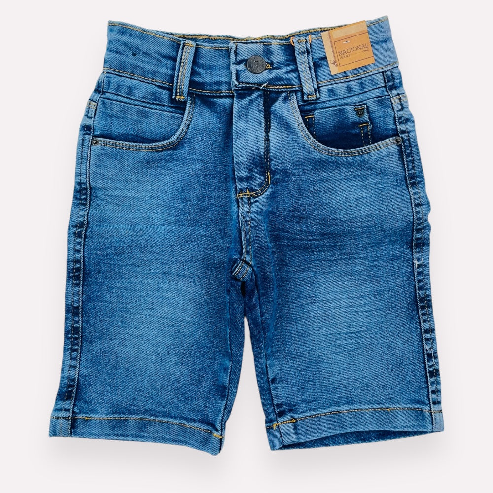 Bermuda Nacional Jeans Lavada
