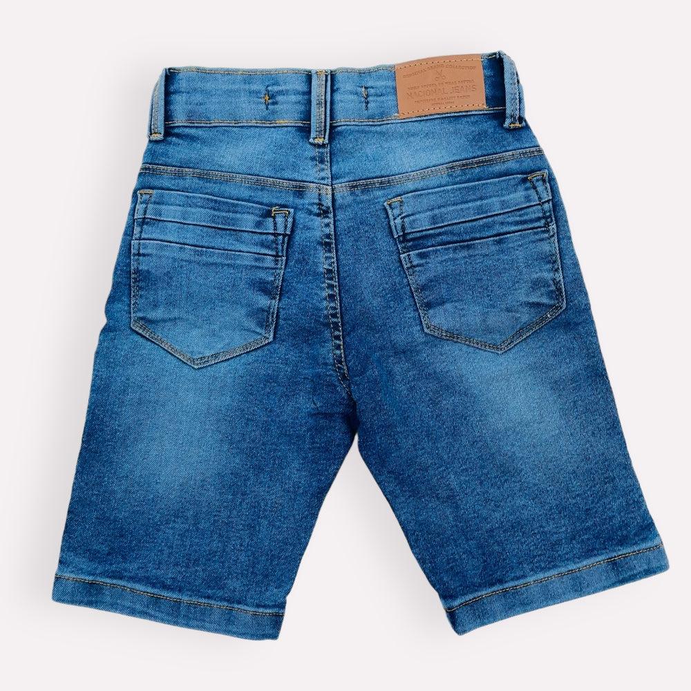 Bermuda Nacional Jeans Lavada