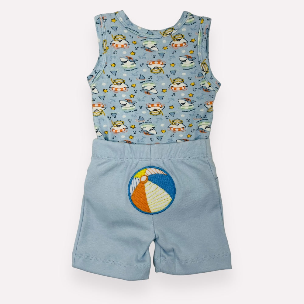 Conjunto Presente De Anjo Tubarão