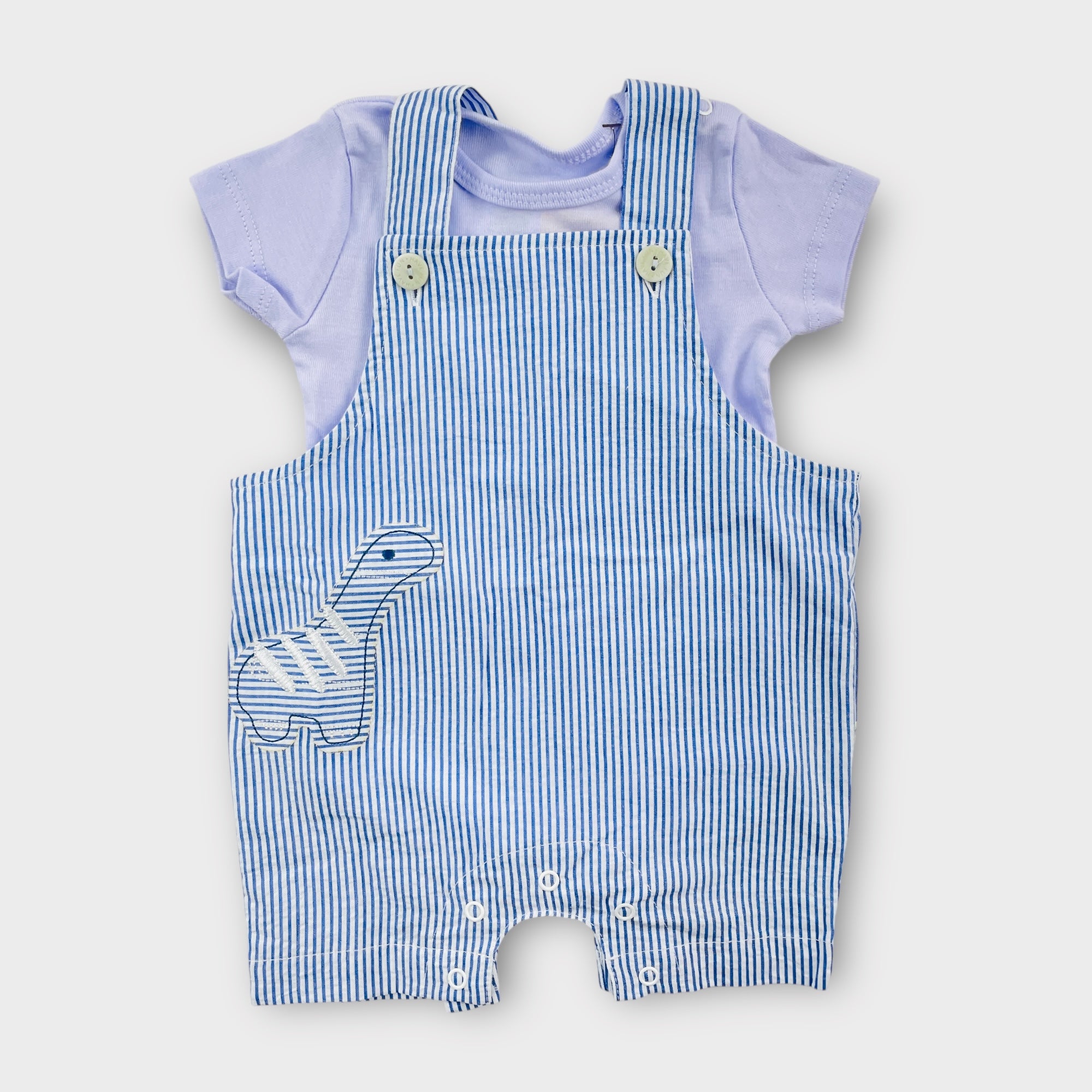 Conjunto Have Fun Jardineira Dino