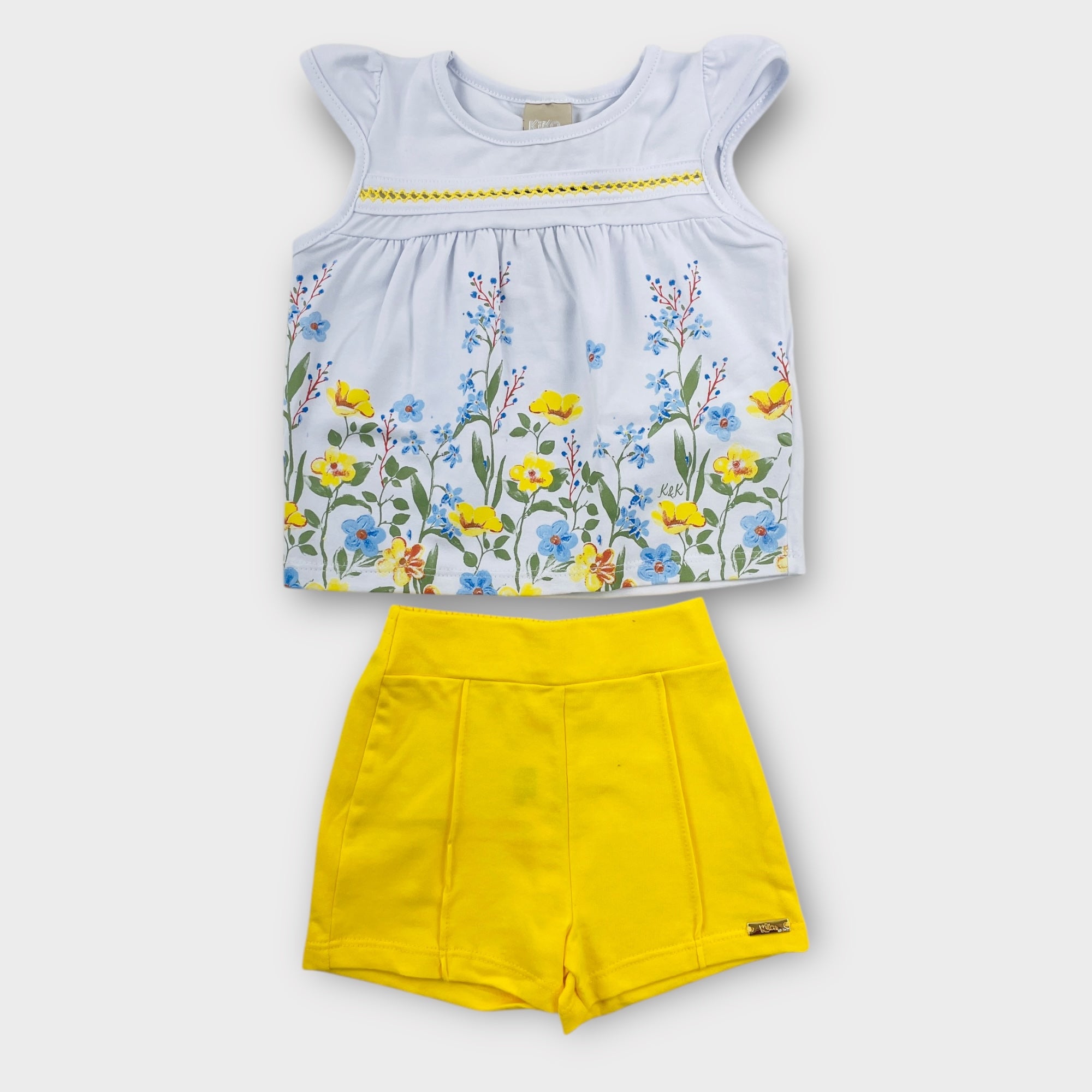 Conjunto Kiko e Kika Floral
