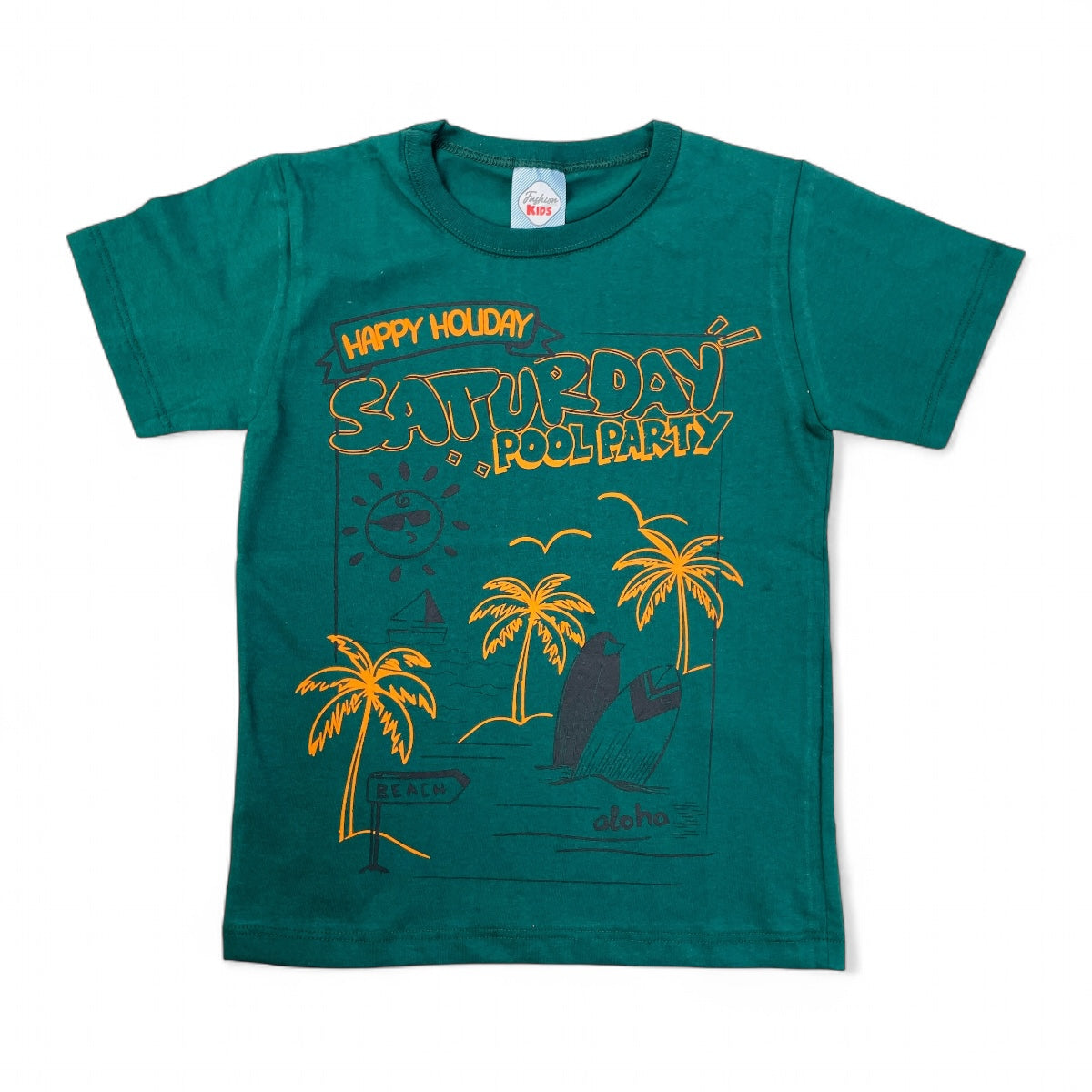 Camiseta Fashion Kids Infantil Masculina Em Malha
