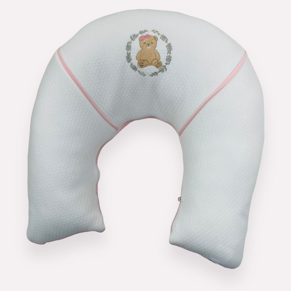 Almofada De Amamentação Hug Ursinhos - Rosa