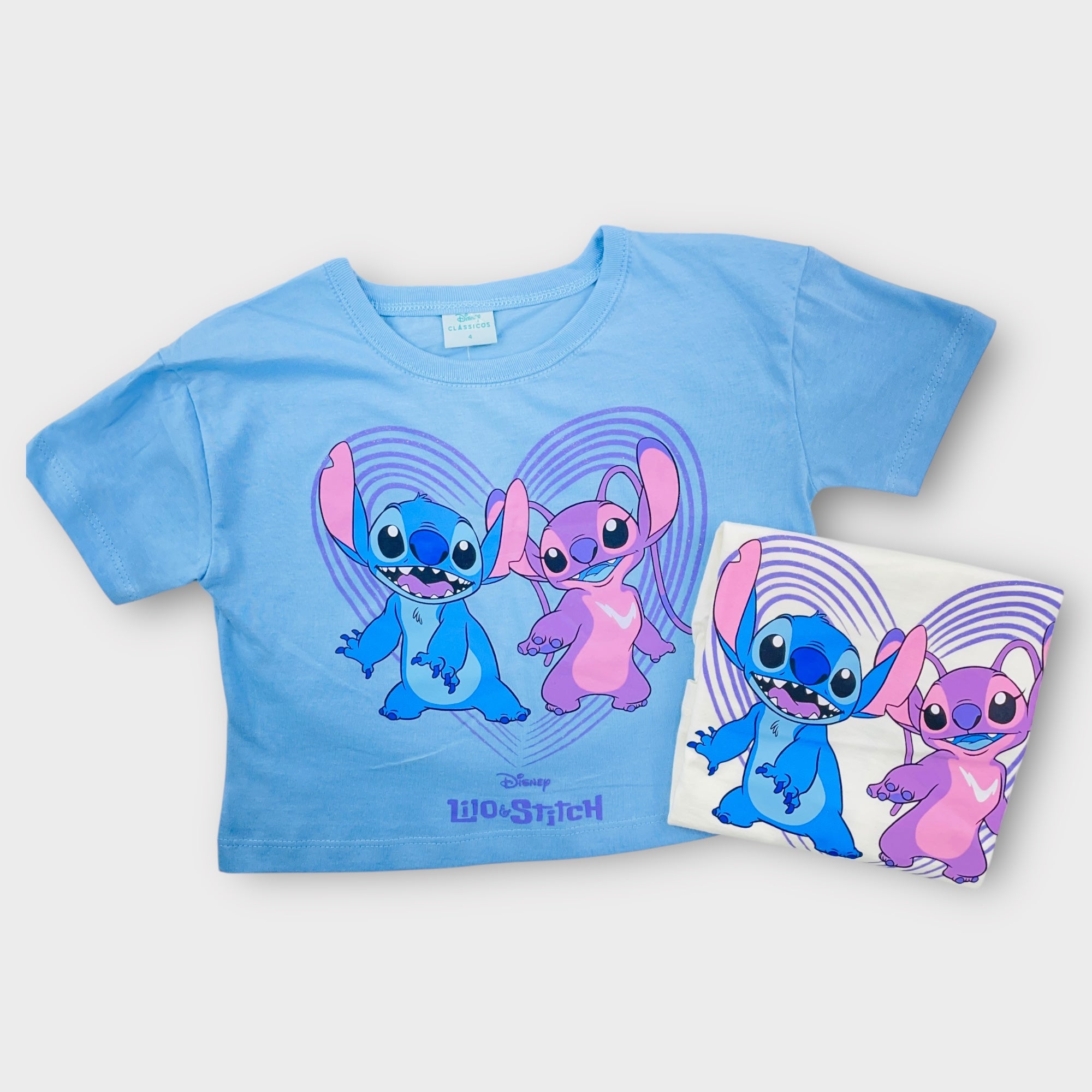 Cropped Fakini Stitch E Angel