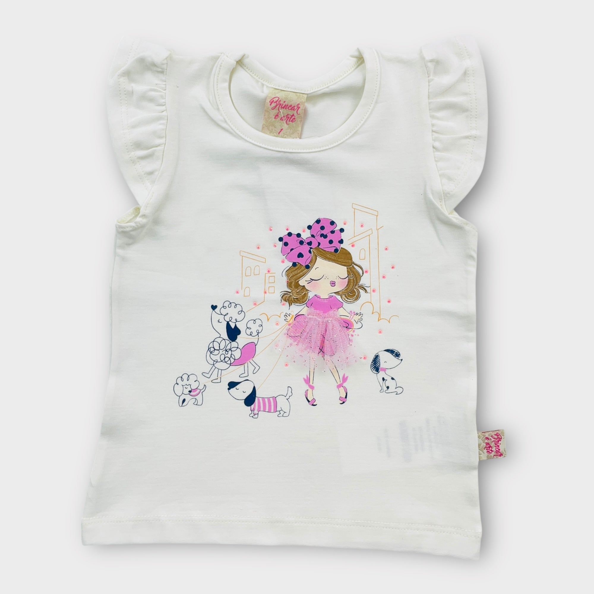 Blusa Brincar é Arte Menina