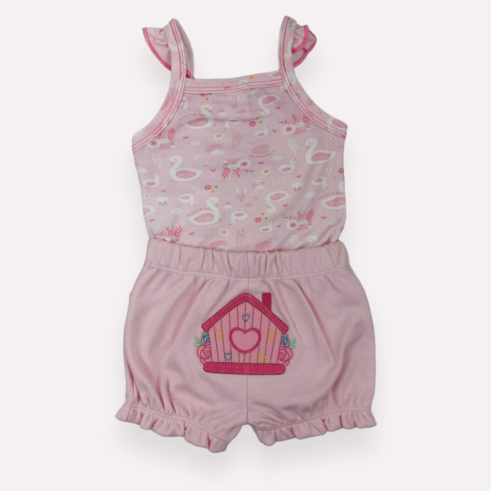 Conjunto Presente De Anjo Cisne