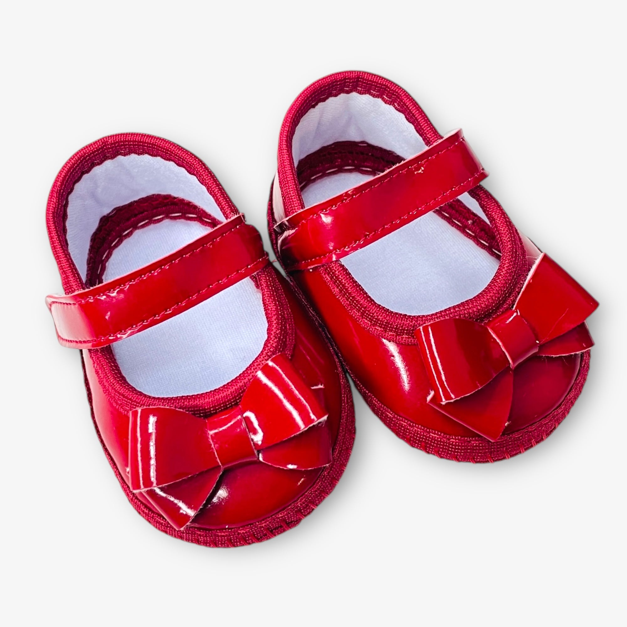 Sapatilha Bebê Keto Baby Laço Duplo Verniz